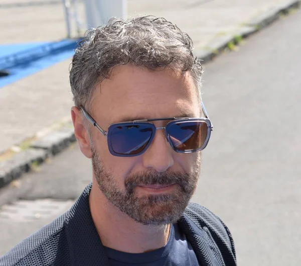 stock image GIFFONI VALLE PIANA,ITALY - July 29,2023 : Raoul Bova at Giffoni Film Festival 2023 - on July 29, 2023 in Giffoni Valle Piana, Italy.