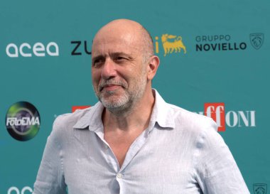 GiFFONI VALE PİANA - 20 Temmuz 2023: Andrea Molaioli Giffoni Film Festivali 2023 - 20 Temmuz 2023 Giffoni Valle Piana, İtalya.