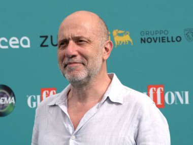 GiFFONI VALE PİANA - 20 Temmuz 2023: Andrea Molaioli Giffoni Film Festivali 2023 - 20 Temmuz 2023 Giffoni Valle Piana, İtalya.