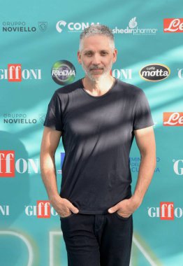 Giffoni Film Festivali 2023 Giuseppe Fiorello - 21 Temmuz 2023 Giffoni Valle Piana, İtalya.