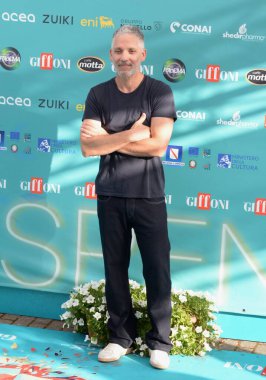 Giffoni Film Festivali 2023 Giuseppe Fiorello - 21 Temmuz 2023 Giffoni Valle Piana, İtalya.