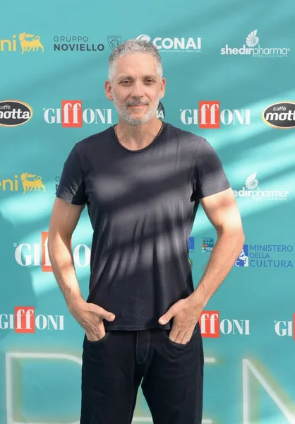 Giffoni Film Festivali 2023 Giuseppe Fiorello - 21 Temmuz 2023 Giffoni Valle Piana, İtalya.