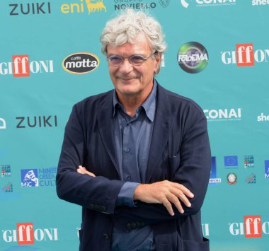 GiFFONI VALLE PİANA - 24 Temmuz 2023: Mario Martone Giffoni Film Festivali 2023 - 24 Temmuz 2023 Giffoni Valle Piana, İtalya.