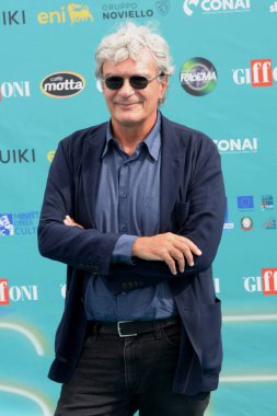 GiFFONI VALLE PİANA - 24 Temmuz 2023: Mario Martone Giffoni Film Festivali 2023 - 24 Temmuz 2023 Giffoni Valle Piana, İtalya.