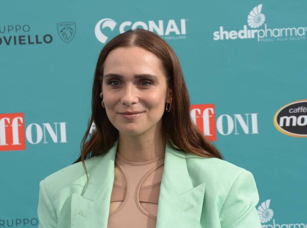 GIFFONI VALLE PIANA, ITALY - 24 июля 2023 года: Лукреция Гидон на кинофестивале Giffoni Film Festival 2023 - 24 июля 2023 года в Гиффони Валле Пиана, Италия.