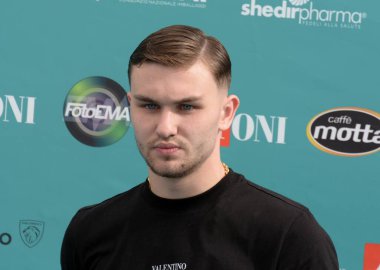 GIFFONI VALLE PIANA - 24 Temmuz 2023: Artem Tkachuk, diğer adıyla Artem, Giffoni Film Festivali 2023 - 24 Temmuz 2023 tarihinde Giffoni Valle Piana, İtalya.