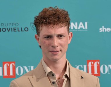 GIFFONI VALLE PİANA - 24 Temmuz 2023: Matteo Lucido aka Wax, Giffoni Film Festivali 2023 - 24 Temmuz 2023 tarihinde Giffoni Valle Piana, İtalya.