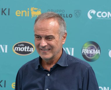 GiFFONI VALLE PİANA - 21 Temmuz 2023: Antonio Cabrini Giffoni Film Festivali 2023 - 21 Temmuz 2023 Giffoni Valle Piana, İtalya.