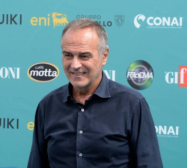 GiFFONI VALLE PİANA - 21 Temmuz 2023: Antonio Cabrini Giffoni Film Festivali 2023 - 21 Temmuz 2023 Giffoni Valle Piana, İtalya.
