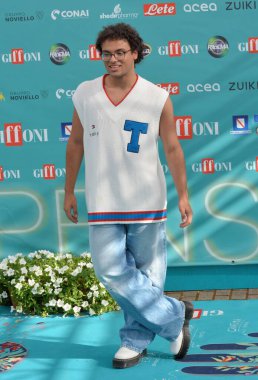 GiFFONI VALLE PİANA - 21 Temmuz 2023: Giffoni Film Festivali 2023 Kiro Ebra - 21 Temmuz 2023 Giffoni Valle Piana, İtalya.