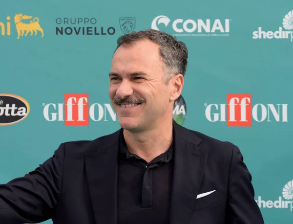 stock image GIFFONI VALLE PIANA,ITALY - July 22,2023 : Massimiliano Gallo at Giffoni Film Festival 2023 - on July 22, 2023 in Giffoni Valle Piana, Italy.