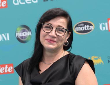 GiFFONI VALİNA PİANA - 22 Temmuz 2023: Alessandra Di Rocco Giffoni Film Festivali 2023 - 22 Temmuz 2023 Giffoni Valle Piana, İtalya.