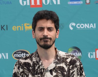 GiFFONI VALLE PİANA - 23 Temmuz 2023: Valerio Lundini Giffoni Film Festivali 2023 - 23 Temmuz 2023 Giffoni Valle Piana, İtalya.