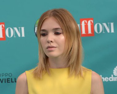 GiFFONI VALLE PİANA - 23 Temmuz 2023: Carolina Sala Giffoni Film Festivali 2023 - 23 Temmuz 2023 Giffoni Valle Piana, İtalya.