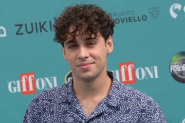 GIFFONI VALLE PİANA - 23 Temmuz 2023: Daniele Davi Giffoni Film Festivali 2023 - 23 Temmuz 2023 Giffoni Valle Piana, İtalya.