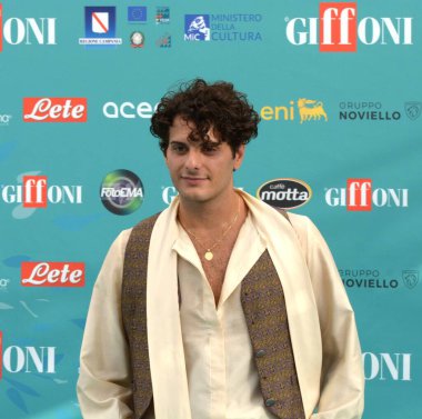 Giffoni Film Festivali 2023 Matteo Germinario - 25 Temmuz 2023 Giffoni Valle Piana, İtalya.