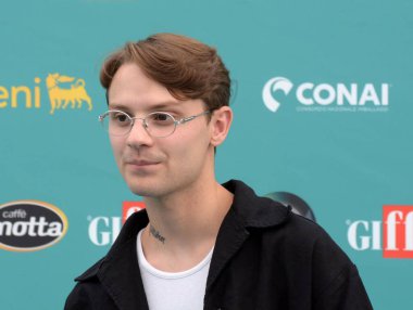 GIFFONI VALLE PIANA - 26 Temmuz 2023: Gabriele Pastero namı diğer Diss Gacha - 26 Temmuz 2023 tarihinde Giffoni Valle Piana, İtalya.