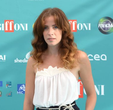 GiFFONI VALLE PİANA - 27 Temmuz 2023: Laura Adriani Giffoni Film Festivali 2023 - 27 Temmuz 2023 Giffoni Valle Piana, İtalya.