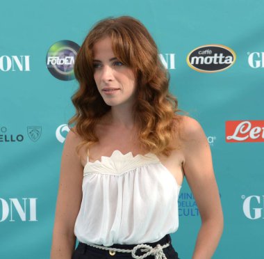GiFFONI VALLE PİANA - 27 Temmuz 2023: Laura Adriani Giffoni Film Festivali 2023 - 27 Temmuz 2023 Giffoni Valle Piana, İtalya.