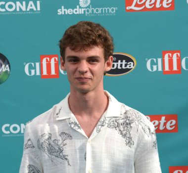 GIFFONI VALLE PIANA - 27 Temmuz 2023: Francesco Mura Giffoni Film Festivali 2023 - 27 Temmuz 2023 Giffoni Valle Piana, İtalya.