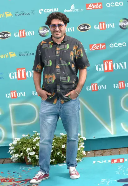 GiFFONI VALLE PİANA - 27 Temmuz 2023: Mario Vitale Giffoni Film Festivali 2023 - 27 Temmuz 2023 Giffoni Valle Piana, İtalya.
