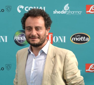 Giffoni Film Festivali 2023 'te 27 Temmuz 2023' te Giffoni Valle Piana, İtalya 'da Alessio Pratico.