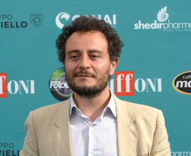 Giffoni Film Festivali 2023 'te 27 Temmuz 2023' te Giffoni Valle Piana, İtalya 'da Alessio Pratico.