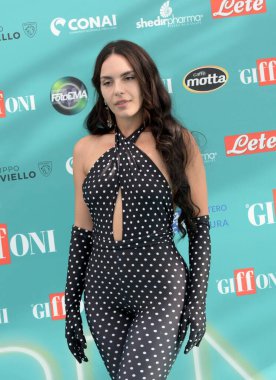 GIFFONI VALLE PIANA - 28 Temmuz 2023: Ilenia Filippo, namı diğer Lolita 2023 - 28 Temmuz 2023 tarihinde Giffoni Valle Piana, İtalya.