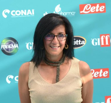 Giffoni Film Festivali 2023 'te Stefania Vallone - 28 Temmuz 2023 Giffoni Valle Piana, İtalya.