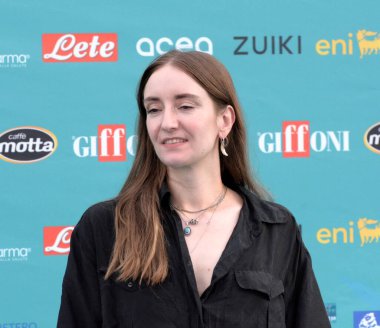Giffoni Film Festivali 2023 'te Sophie Olga de Jong - 25 Temmuz 2023' te Giffoni Valle Piana, İtalya 'da.