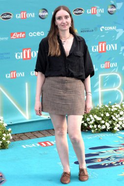 Giffoni Film Festivali 2023 'te Sophie Olga de Jong - 25 Temmuz 2023' te Giffoni Valle Piana, İtalya 'da.