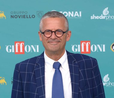 Giffoni Film Festivali 2023 Giancarlo Conticchio - 27 Temmuz 2023 Giffoni Valle Piana, İtalya.