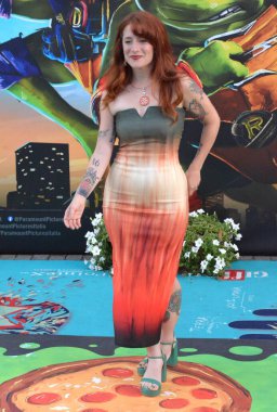 GIFFONI VALLE PIANA - 28 Temmuz 2023: La Va Lend namı diğer Valentina Weasley Jackman Gessaroli - Giffoni Film Festivali 2023 - 28 Temmuz 2023 tarihinde Giffoni Valle Piana, İtalya.