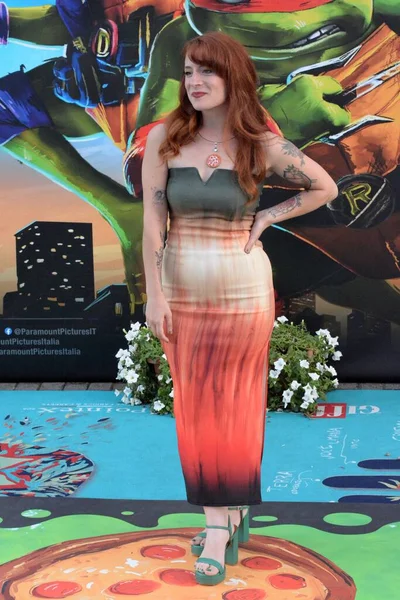 GIFFONI VALLE PIANA - 28 Temmuz 2023: La Va Lend namı diğer Valentina Weasley Jackman Gessaroli - Giffoni Film Festivali 2023 - 28 Temmuz 2023 tarihinde Giffoni Valle Piana, İtalya.