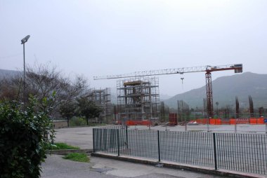 Giffoni Valle Piana, İtalya 'da 20 Mart 2024' te çalışma sürüyor.