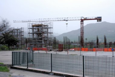 Giffoni Valle Piana, İtalya 'da 20 Mart 2024' te çalışma sürüyor.
