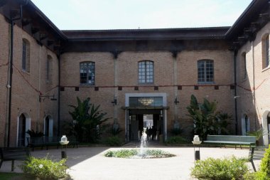 Borgo Cafasso 'daki Eski Tütün Fabrikası, Capaccio Paestum, İtalya, 5 Nisan 2024.