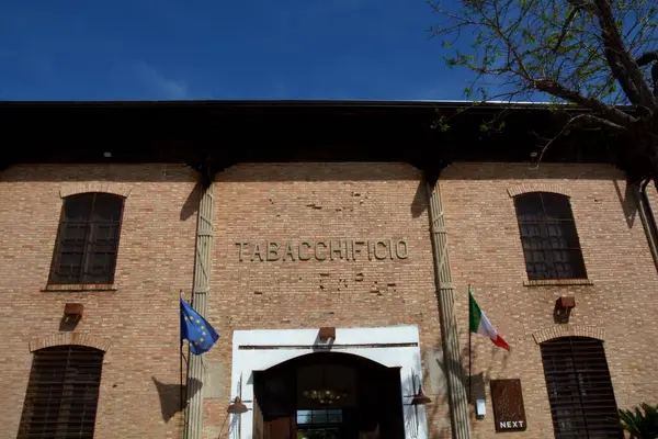Fabbrica Tabacco Borgo Cafasso Capaccio Paestum Italia Aprile 2024 — Foto Stock