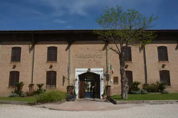 Antiga Fábrica Tabaco Borgo Cafasso Capaccio Paestum Itália Abril 2024 Fotografia De Stock