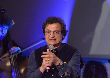 GIFFONI VALLE PIANA - 18 Nisan 2024: Stefano Bartezzaghi, Giffoni Shock 2024 - 18 Nisan 2024 Giffoni Valle Piana, İtalya.