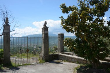 İtalya: Montesano sulla Marcellana kentsel manzarası, 10 Mayıs 2024.