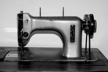 İtalya: Vintage dikiş makinesi, 10 Haziran 2024.