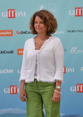 GIFFONI VALLE PİANA - 19 Temmuz 2024: Maria Condemi Giffoni Film Festivali 2024 - 19 Temmuz 2024 Giffoni Valle Piana, İtalya.