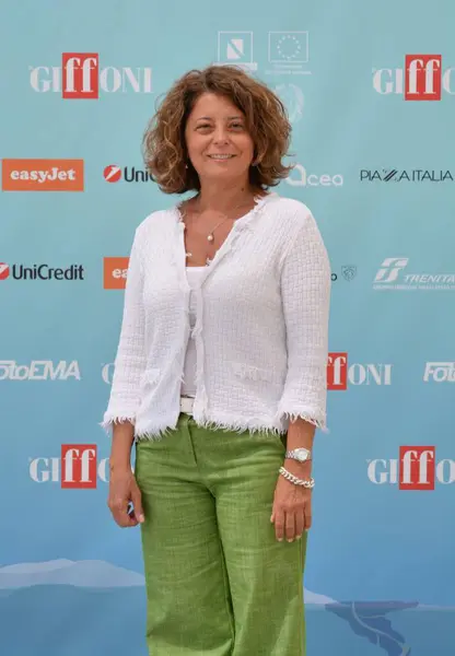 stock image GIFFONI VALLE PIANA,ITALY - July 19,2024 : Maria Condemi at Giffoni Film Festival 2024 - on July 19, 2024 in Giffoni Valle Piana, Italy.