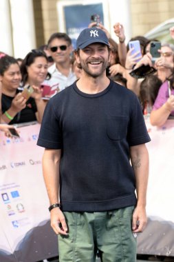 GIFFONI VALLE PIANA - 25 Temmuz 2024: Alessandro Borghi Giffoni Film Festivali 2024 - 25 Temmuz 2024 tarihinde Giffoni Valle Piana, İtalya.