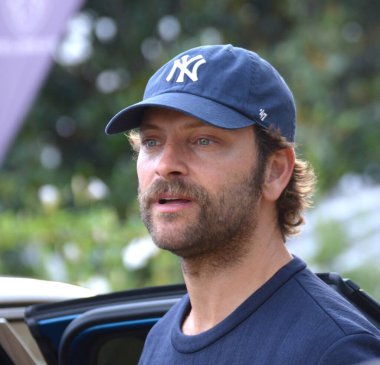 GIFFONI VALLE PIANA - 25 Temmuz 2024: Alessandro Borghi Giffoni Film Festivali 2024 - 25 Temmuz 2024 tarihinde Giffoni Valle Piana, İtalya.