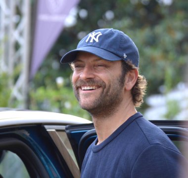 GIFFONI VALLE PIANA - 25 Temmuz 2024: Alessandro Borghi Giffoni Film Festivali 2024 - 25 Temmuz 2024 tarihinde Giffoni Valle Piana, İtalya.