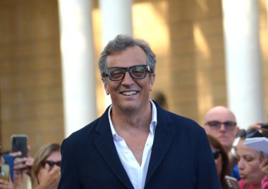 GIFFONI VALLE PIANA - 27 Temmuz 2024: Gabriele Muccino Giffoni Film Festivali 2024 - 27 Temmuz 2024 Giffoni Valle Piana, İtalya.