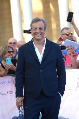 GIFFONI VALLE PIANA - 27 Temmuz 2024: Gabriele Muccino Giffoni Film Festivali 2024 - 27 Temmuz 2024 Giffoni Valle Piana, İtalya.