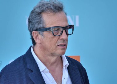 GIFFONI VALLE PIANA - 27 Temmuz 2024: Gabriele Muccino Giffoni Film Festivali 2024 - 27 Temmuz 2024 Giffoni Valle Piana, İtalya.